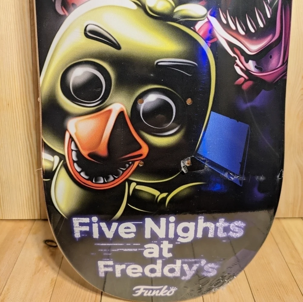 Five Nights at Freddy's Skateboard Deck new  and wrap